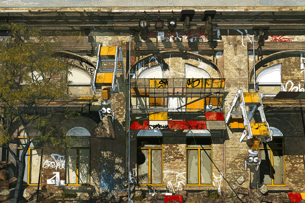 Surface Armatures: The Arm [Elevation], 2011 
