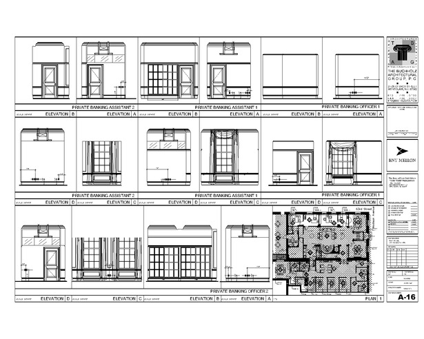 Interior elevations