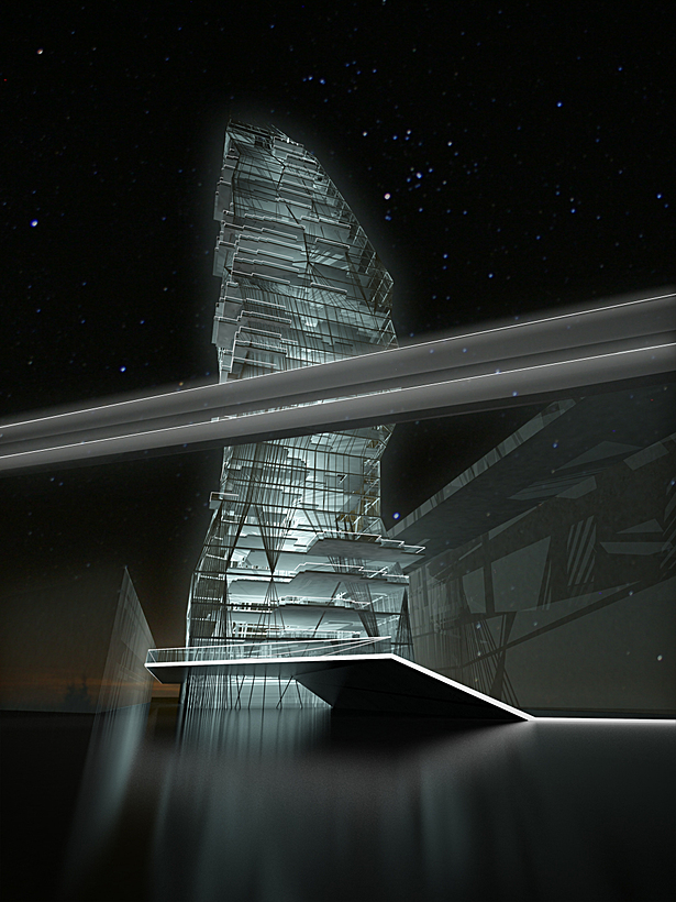 Full Tower, At Night