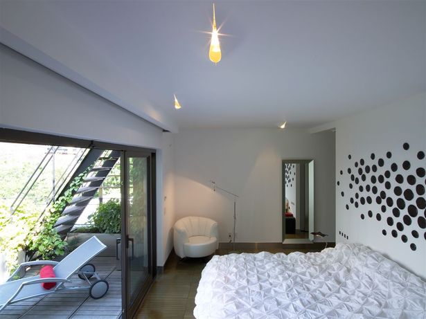 Master Bedroom with Emilio Garcia wall Installation