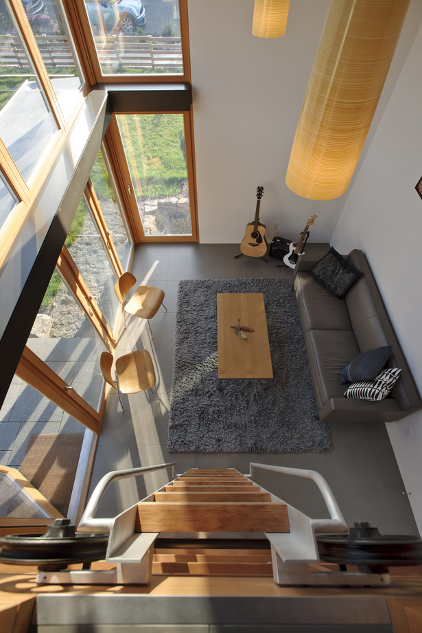 From the loft area 