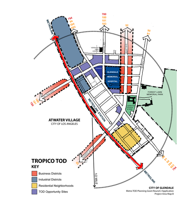 Tropico Station Study Area