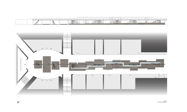 Library A : Plan & Elevation