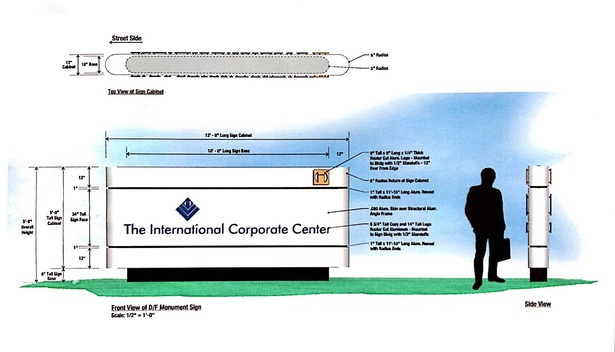 THE INTERNATIONAL CORPORATE CENTER - Signage
