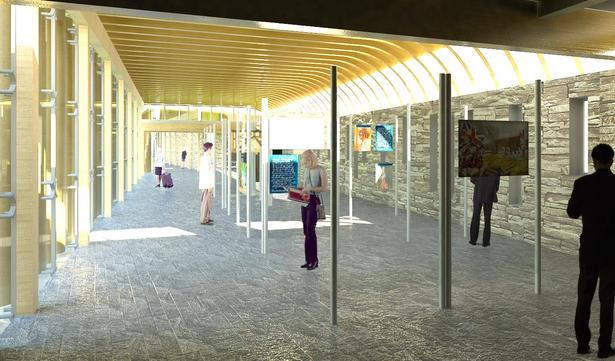 Interior of Museum Component's Learning Pavilion