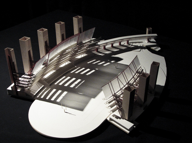 Inverted Stadium. Study Model. Second Iteration