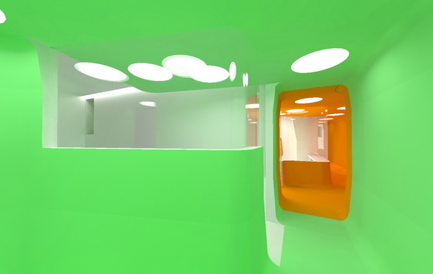 Tunnel at kids bathroom