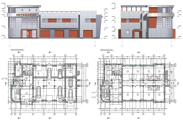 Facedes & plans