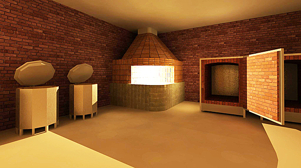 Kiln interior rendering