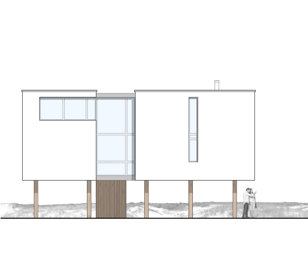 west elevation