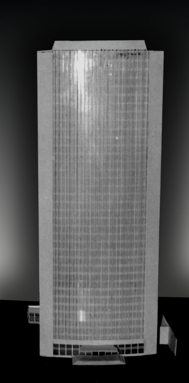 My first highrise model - Avianca Airlines Building
