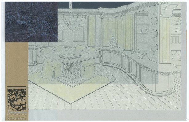Classic Style Dining | Interior Hand-Sketch