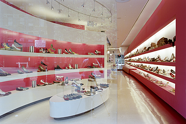 Sexy entrance to a woman's store