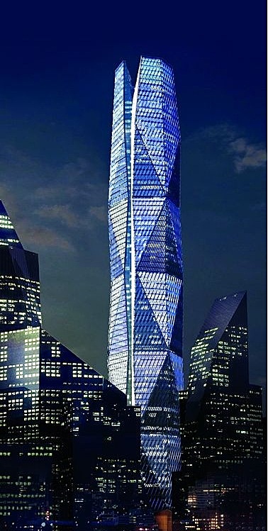 Night shot, rendering developed from Rhino model