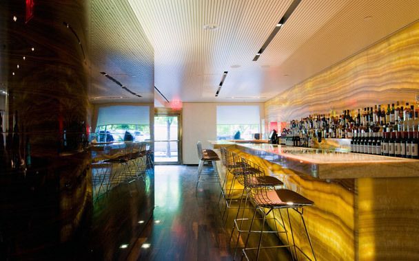 bar area of Marea Restro