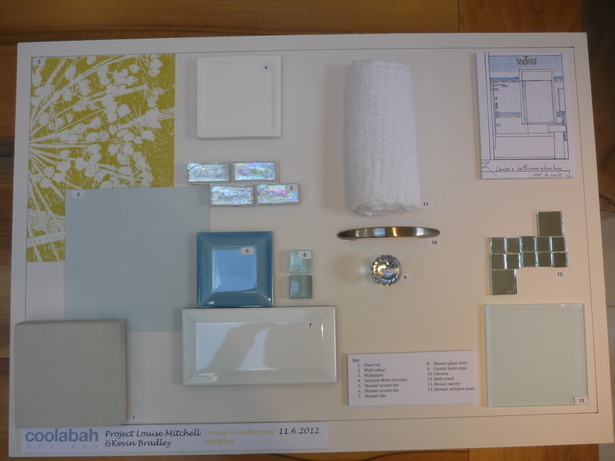 Her bathroom samples