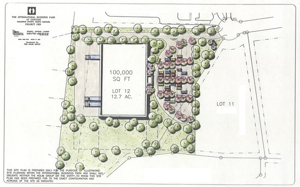 THE INTERNATIONAL BUSINESS PARK - Schematic Site Plan Study