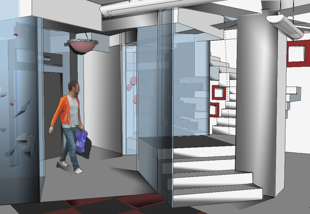 Staircase/Elevator Lobby