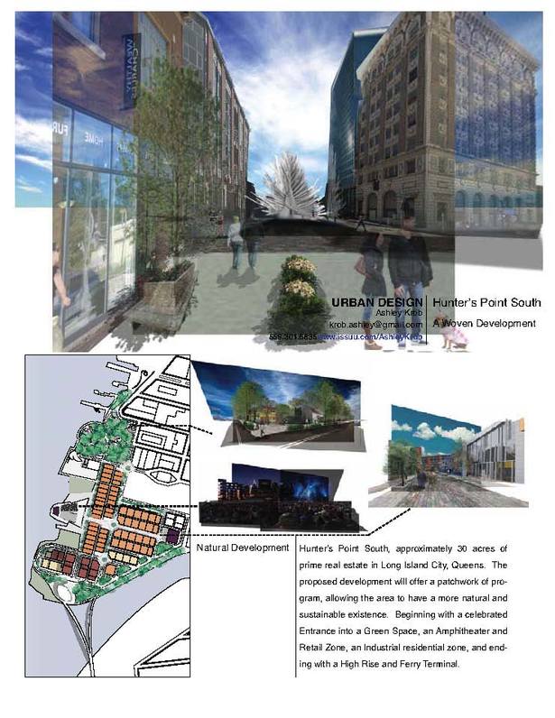 Urban Design. Hunter's Point South. NYC