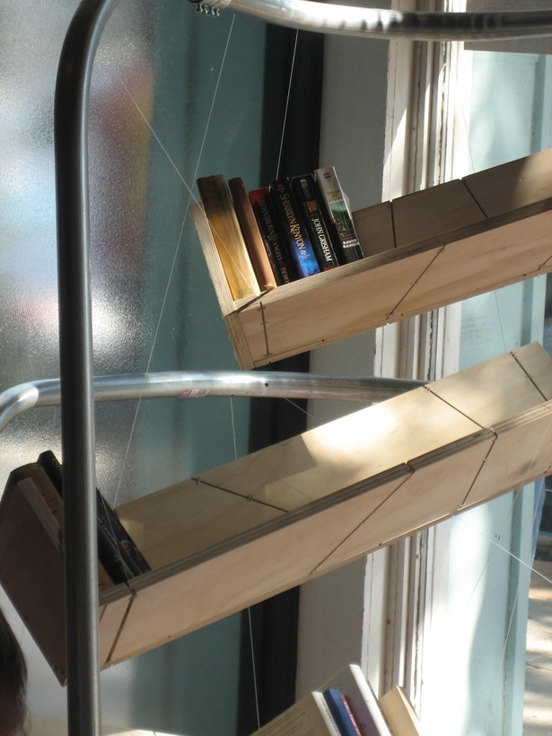 suspended shelves