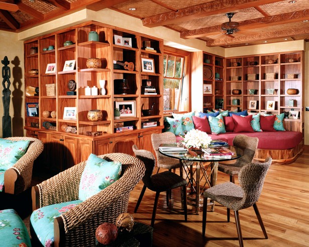 Interior view of Den