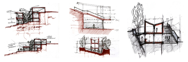 sectional process sketches