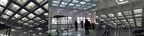 reception area in progress