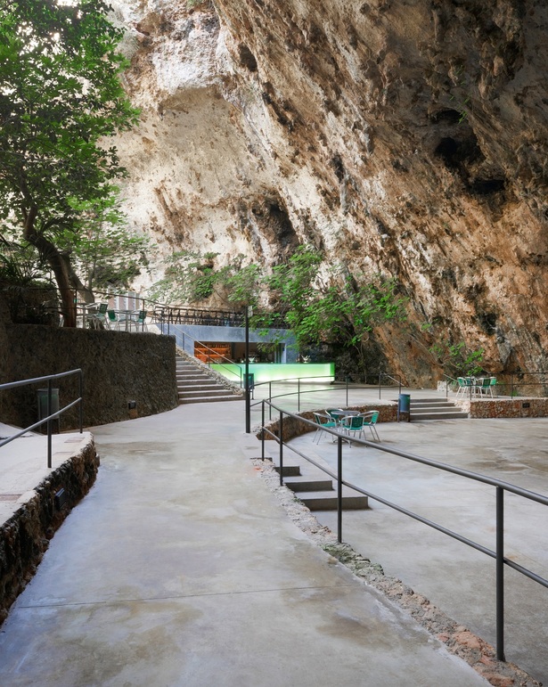 Bar in the Caves of Porto Cristo. Majorca by A2arquitectos