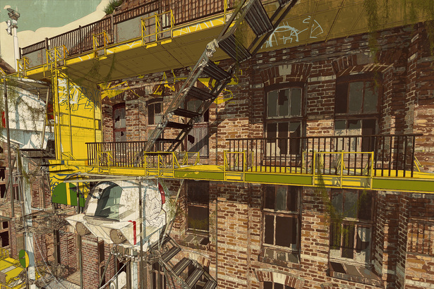 Surface Armatures: The Watchtowers [Perspective], 2011