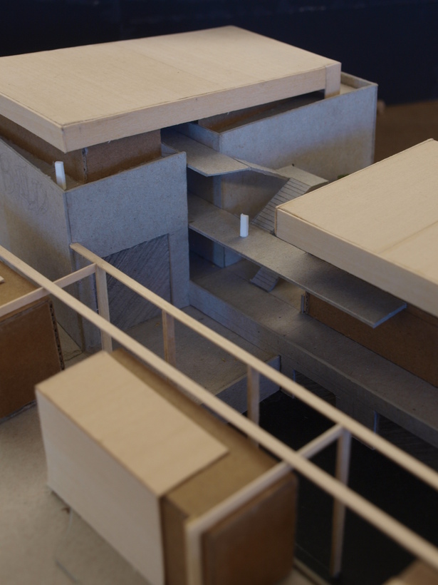 Bass Wood and Chipboard Model