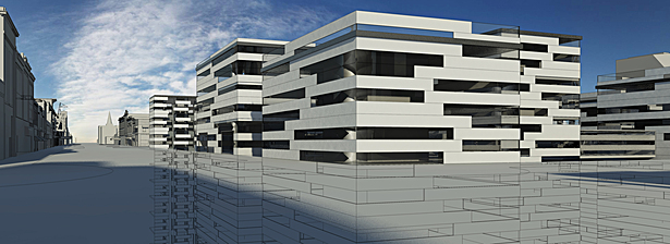 Southeast corner perspective