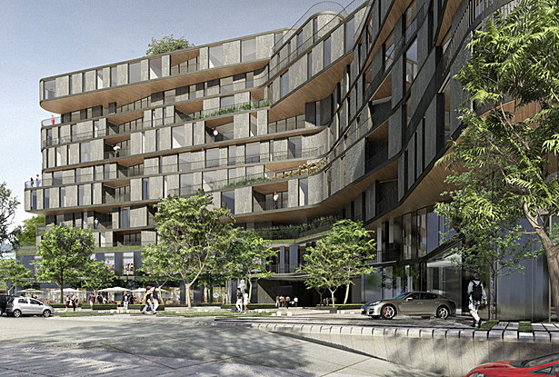 Exterior View - Illustration by rojkind arquitectos©