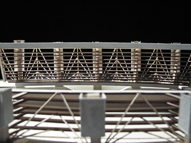Inverted Stadium. Study Model. First Iteration.