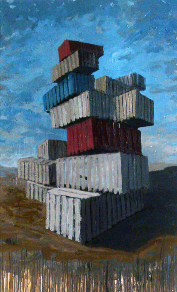 Omar Fakhoury, Painting, courtesy of Agial Gallery