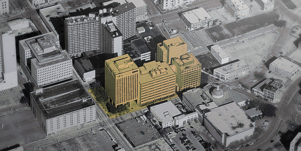 With one complete block of development, the Lone Star Gas Complex is at the heart of the work being done by Merriman Associates in the Harwood Historic District.
