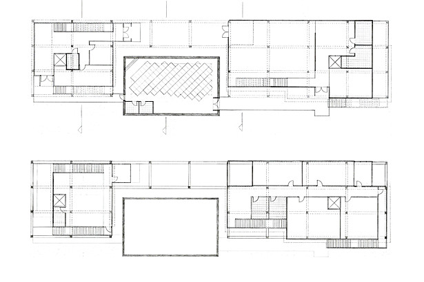 Plan, ground floor and 1st floor