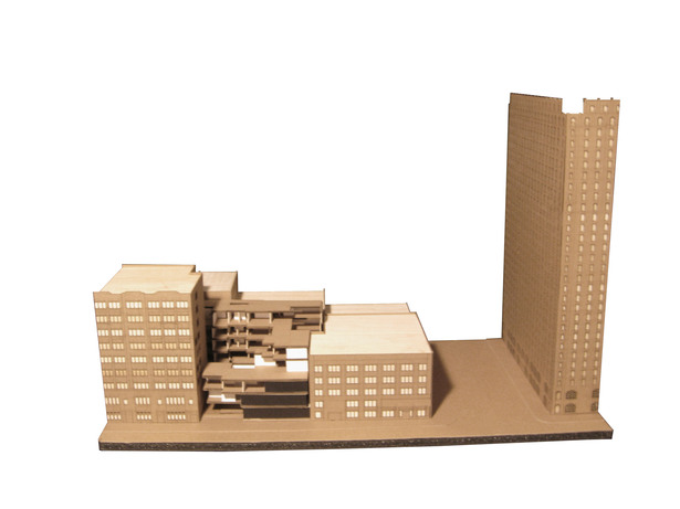 model of building within its initial context