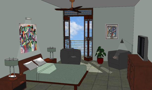 Master bedroom (interior)