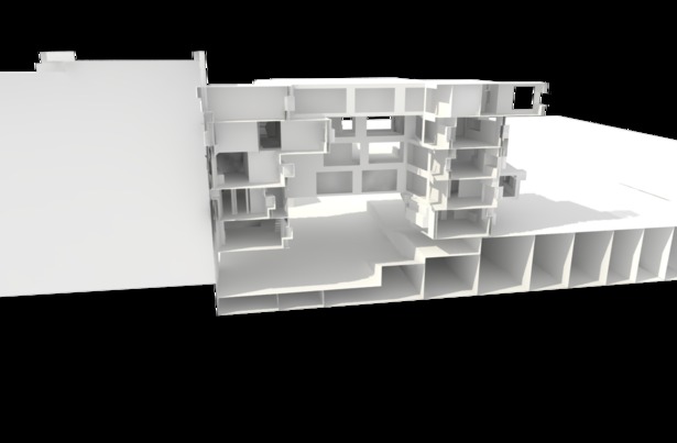 Transverse section cut