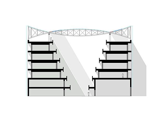 Building Cross Section - Swing Season Shadows