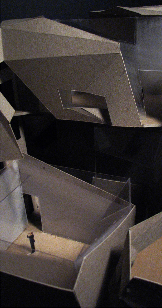 building model (chipboard, styrene)