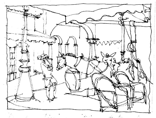 Donkey Taxies on the Dock of Hydra