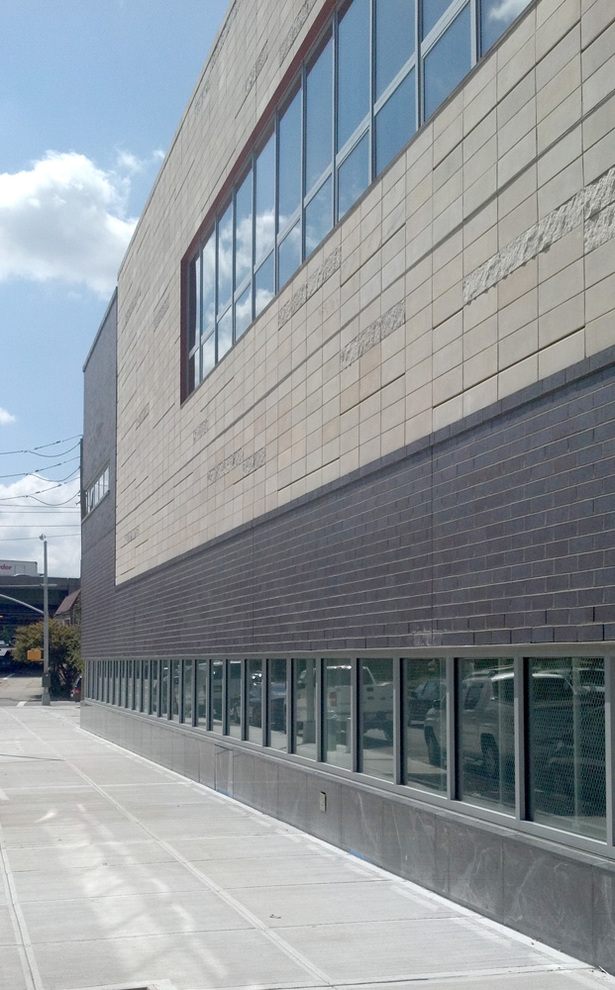 Exterior view of Gymnasium and Library