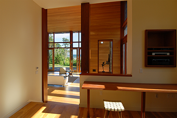 music room toward living room