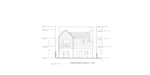 Proposed South Exterior Elevation