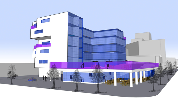 Boutique Hotel - SketchUp
