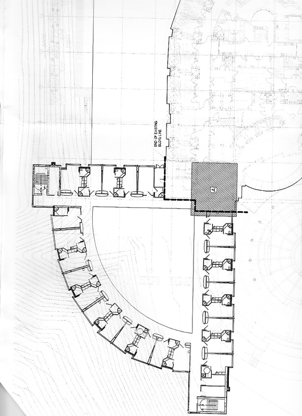Proposed patient rooms. Huntsman Cancer Institute, Utah.