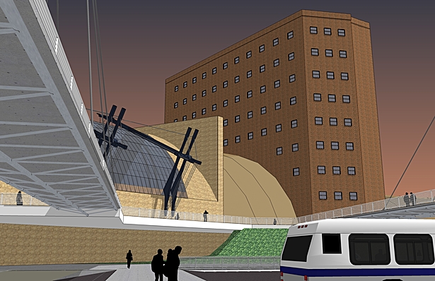 Exterior, Columbus International Transit Center