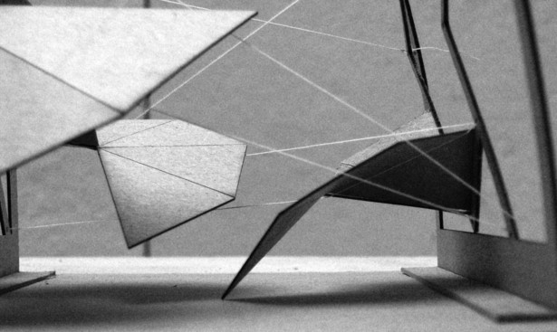 Study Model- Folding Tensegrity-Superstructure