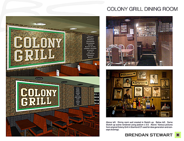 Dining room presentation pic, as built pic